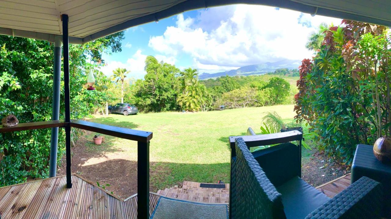 Lodge Colibris Piscine Privee Vue Panoramique Mer Et Montagne Pelee , 500 M Plage Dans Un Parc , Calme Assure Ideal Pour Decouvrir Le Nord Caraibes 르 카르베 외부 사진